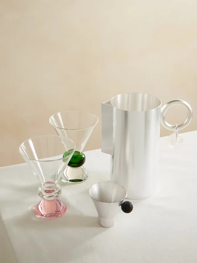 NATALIA CRIADO Silver-plated and quartz carafe in Metallic, photo 2 of 2 from NET-A-PORTER (Canada)
