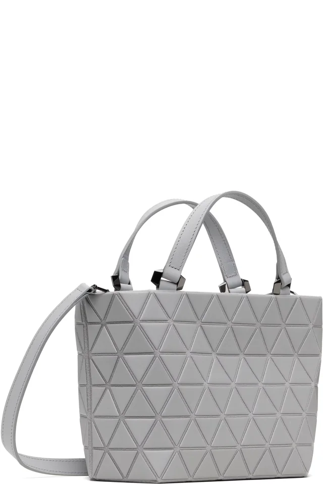 BAO BAO ISSEY MIYAKE Gray Crystal Matte Bag, photo 2 of 4 from SSENSE