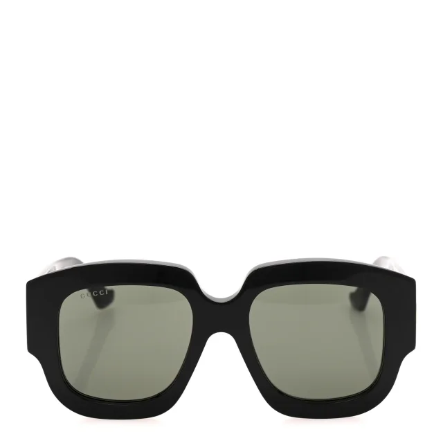 Gucci Acetate Square Sunglasses GG1546S Black in Black from FASHIONPHILE, photo 2 of 9