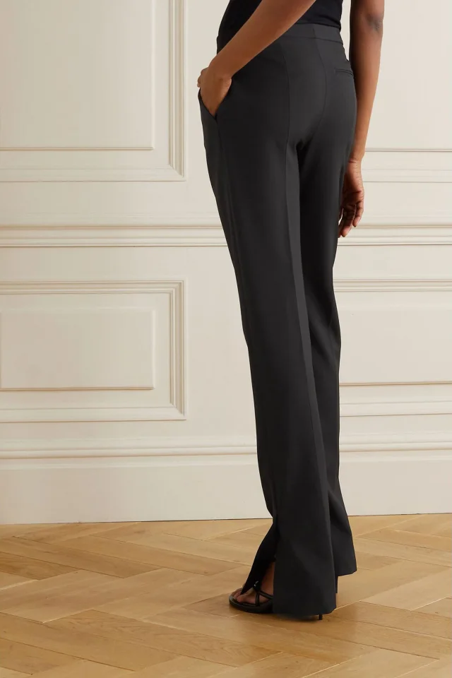 McQueen Tailored Wool Straight-Leg Pants in Black, photo 3 of 4 from THE OUTNET