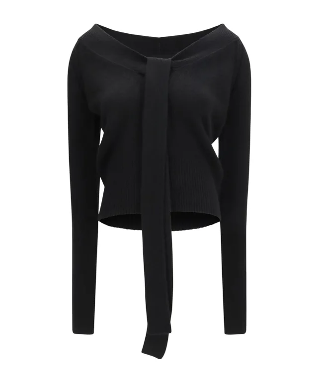 Ermanno Scervino Tie-Front V-Neck Cardigan from SENSER, photo 1 of 1