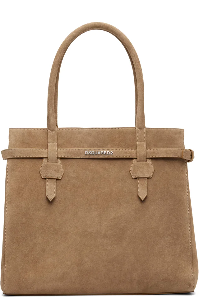 Tan Twin Shopping Tote, image 1 of 1 from SSENSE