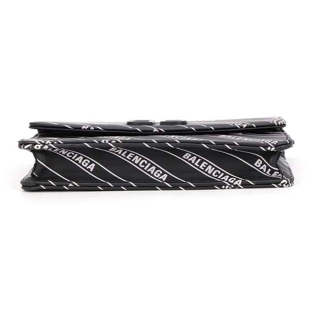 Balenciaga Monaco Chain Wallet Black/White561507 Leather in Black Leather from GALLERY RARE, photo 3 of 3