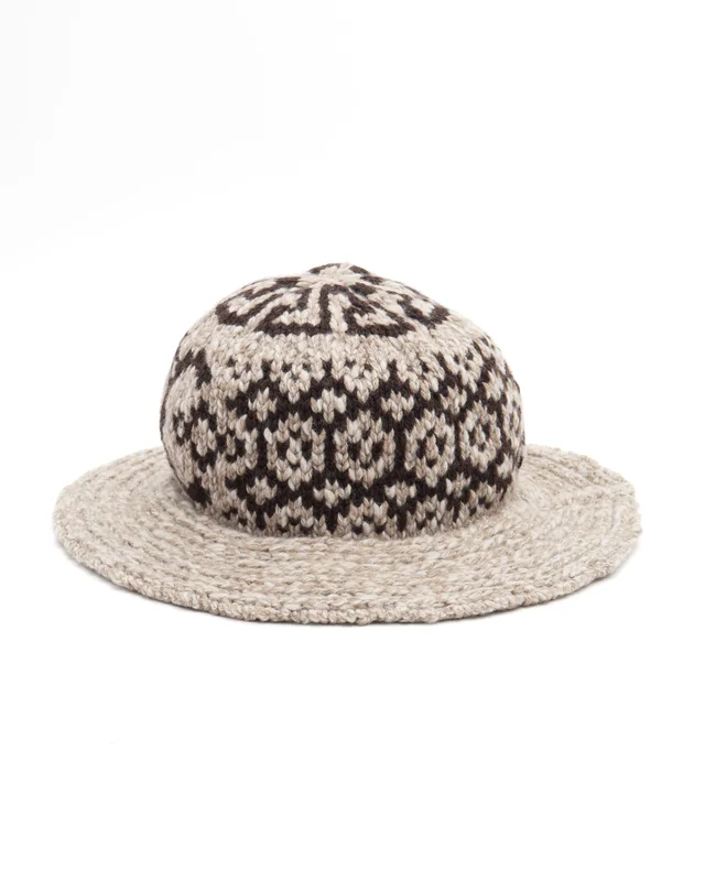 Celine Triomphe Knitted Wool Hat in Wool from A Retro Tale, photo 2 of 2