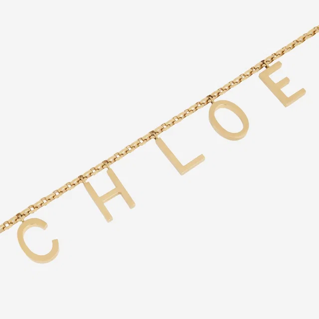 Chloé Chain Link Gold Brass Belt in Gold from HEWI