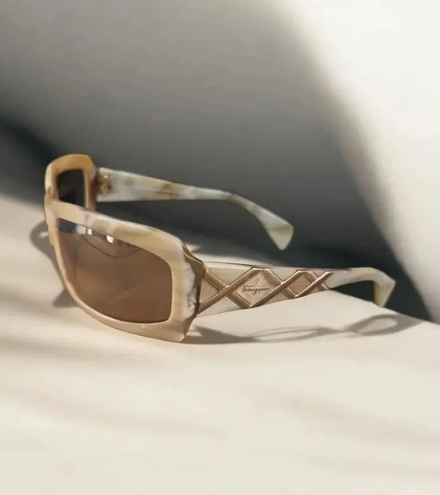 Ferragamo Sunglasses Logo Vintage Y2K Italy in multicolor from Grailed