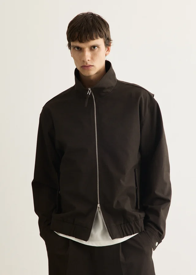 Incu Collection Franklin Funnel Harrington Jacket in Brown from Incu, photo 1 of 1