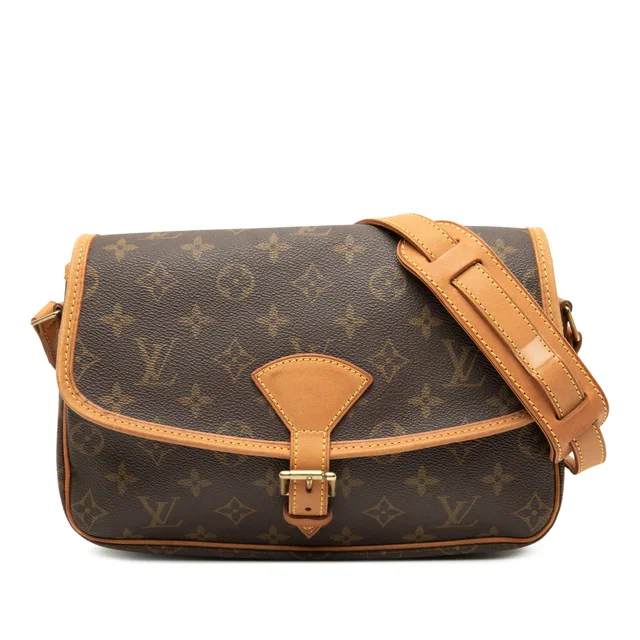Brown Louis Vuitton Monogram Sologne Crossbody Bag in Brown Coated canvas from Designer Revival