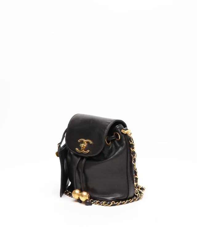 Chanel CC Chain Bucket Bag in Leather from A Retro Tale, photo 2 of 13