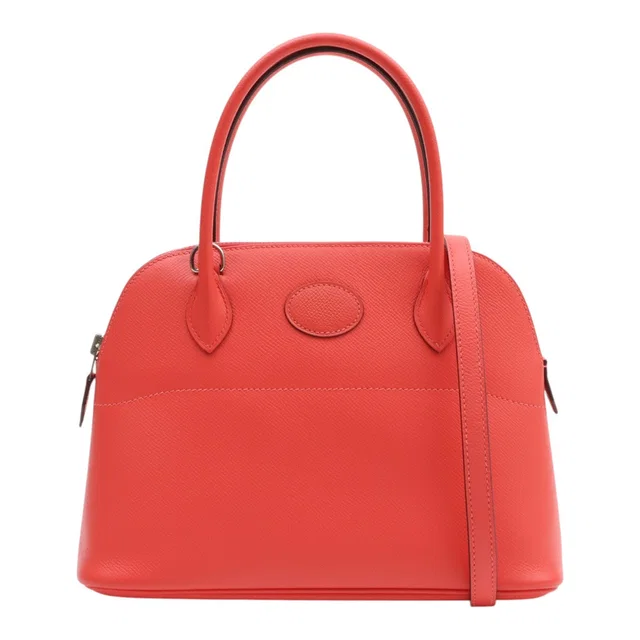 Hermès 2017 Bolide 27 Rose Jaipur in Pink Epsom leather from VINTAGE QOO TOKYO