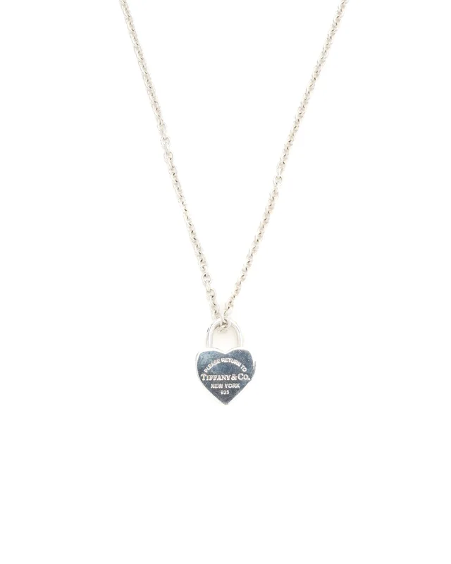 Tiffany & Co. Return to Heart Lock Chain Necklace from A Retro Tale