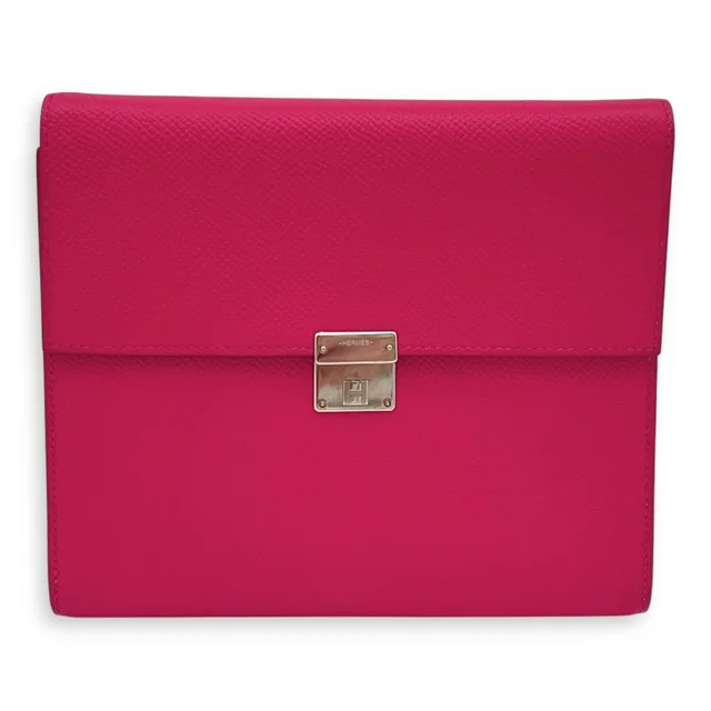 Hermès Clic Rose Extreme Shoulder Bag in Pink Epsom leather from Luxury Promise