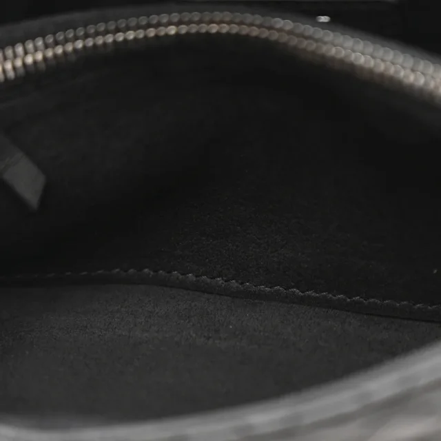 Chanel Boy Reverso Mini Pochette Black in Black Calfskin from FASHIONPHILE, photo 6 of 12