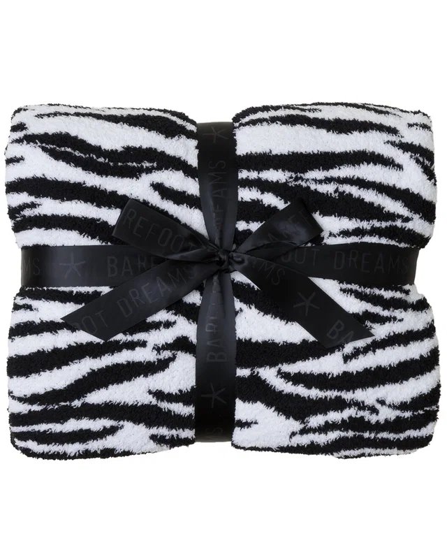 Barefoot Dreams Cozychic Tiger Print Blanket, image 1 of 1 from Rue La La