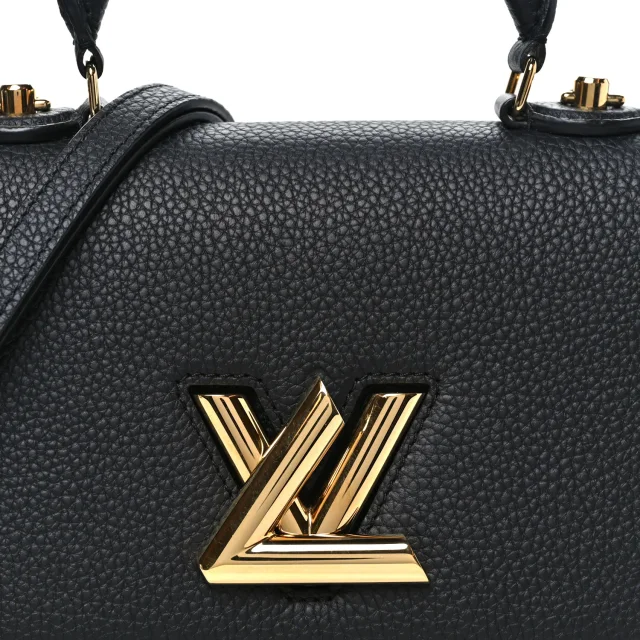 Louis Vuitton Taurillon Twist One Handle PM Black in Black Leather from FASHIONPHILE, photo 8 of 10