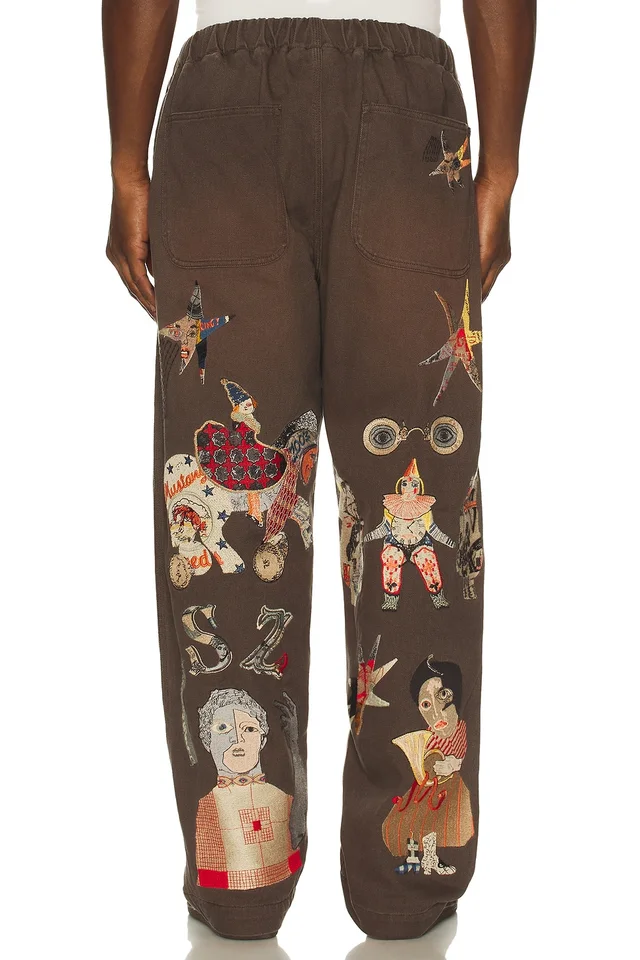 Samuel Zelig Collage Pant in Dark Taupe, photo 3 of 6 from REVOLVE (Canada)
