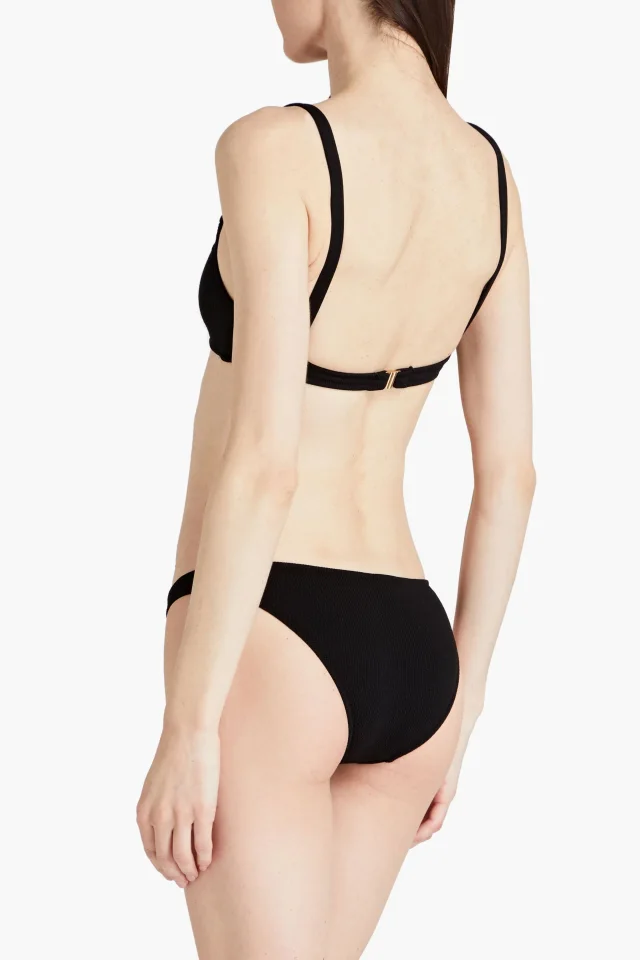 Melissa Odabash Bari Ribbed Ring-Embellished Bikini Briefs, photo 3 of 4 from THE OUTNET