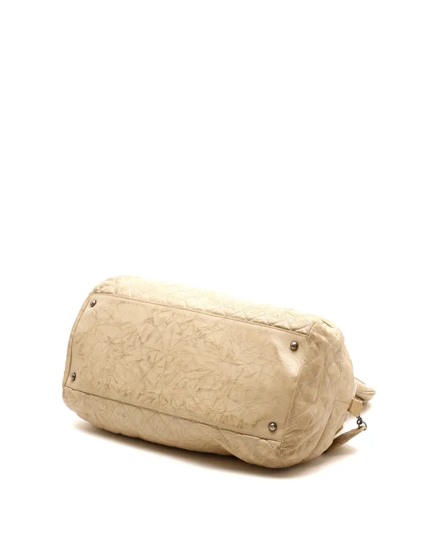 Chanel CC Quilted Aged Coco Rider Bowling Bag in Leather from A Retro Tale, photo 5 of 11