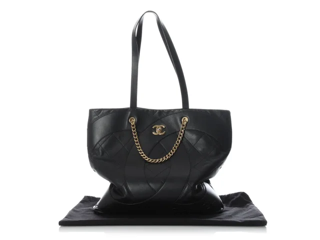 Chanel extra large black Club Monaco tote in Black Calfskin from Ann's Fabulous Finds, photo 2 of 10