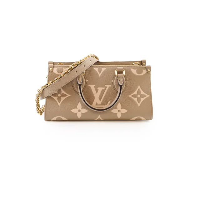 Louis Vuitton East West On The Go Dove/Cream in White Leather from The Purse Affair