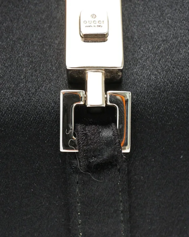 Gucci Small Satin Jackie Bardot Bag in Satin from A Retro Tale, photo 8 of 8