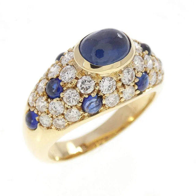 Cartier Corinth Au750 Sapphire Diamond Ring Size 10 from LuxUness