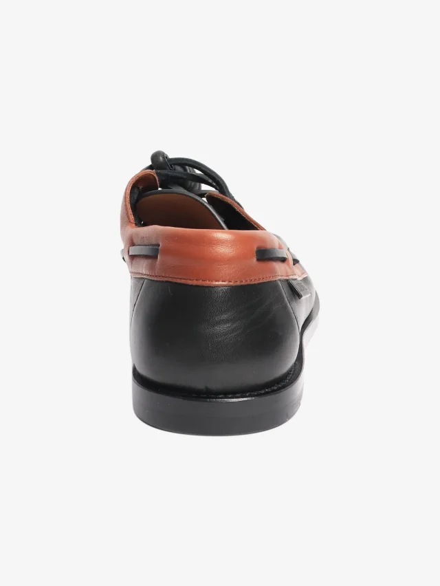 Loewe Black Campo boat shoes - size EU 39 in Black Calfskin from Sign of the Times, photo 7 of 8