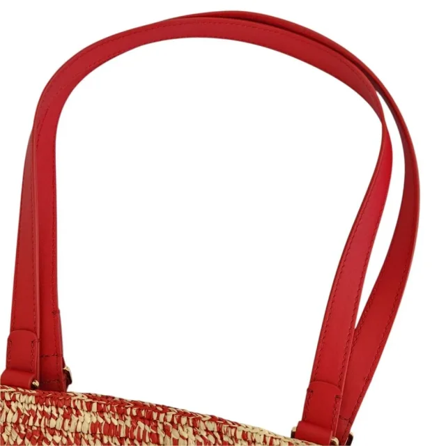 Loewe Eclipse Raffia Calfskin Bag in Beige Straw from LuxUness, photo 7 of 13