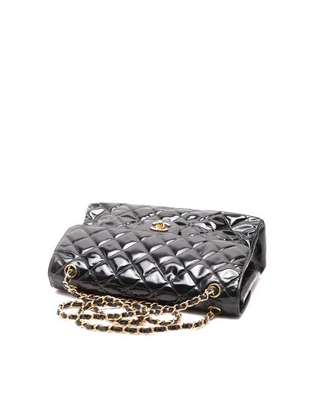 Chanel Double Face Jumbo Flap Bag in Patent leather from A Retro Tale, photo 5 of 13