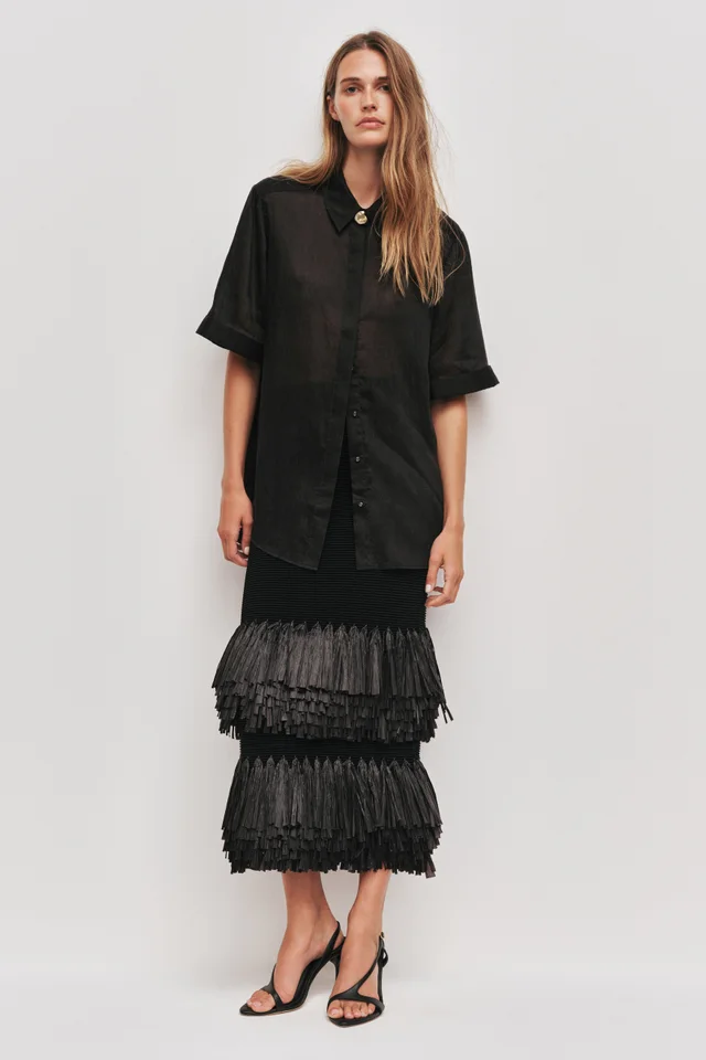 AJE Adina Shirt in Black from Aje, photo 1 of 1