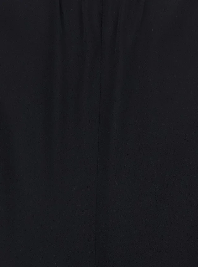 JUCCA Black Women's Pants with Elastic Waistband in Black, photo 6 of 6 from Gaudenzi Boutique