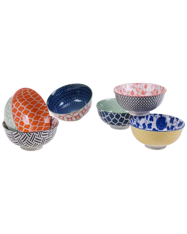 Certified International Melamine Ceramic Soho Set of 6 Bowls, image 1 of 1 from Rue La La