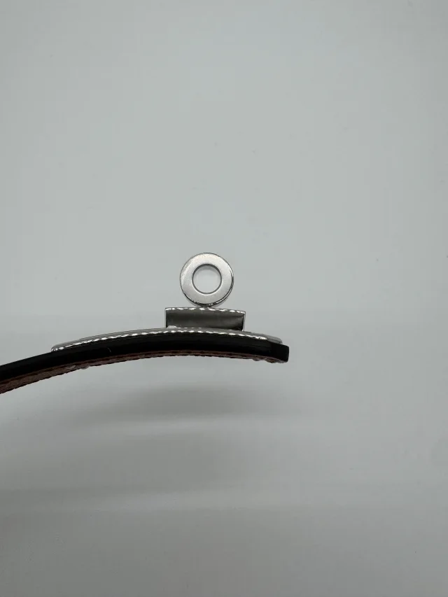 Hermès Kelly Splas'H 18 Belt Black Box Leather Palladium Hardware in Black Box leather from Luxury Promise, photo 6 of 9