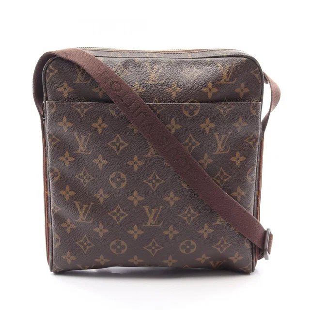 Louis Vuitton Shoulder Bag Trotteur Beaubourg Canvas Leather in Canvas from The Reluxe
