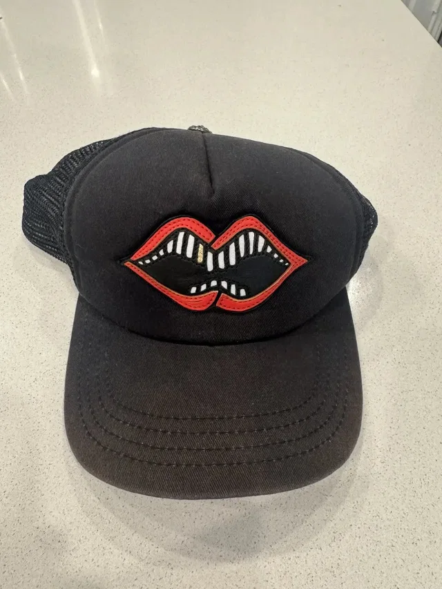 Chrome Hearts Vintage Matty Boy Chomper Trucker Hat in black from Grailed