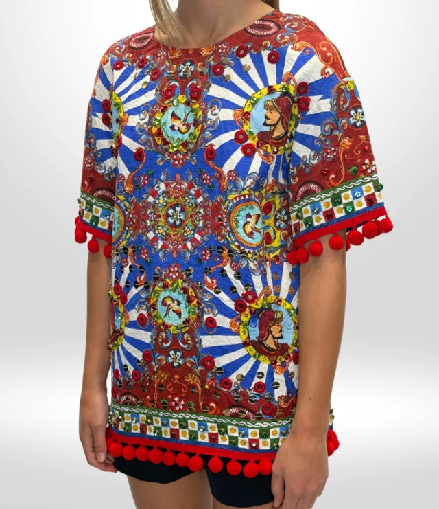 Dolce & Gabbana Runway Pom size 42 from Revivre Luxury Consignment