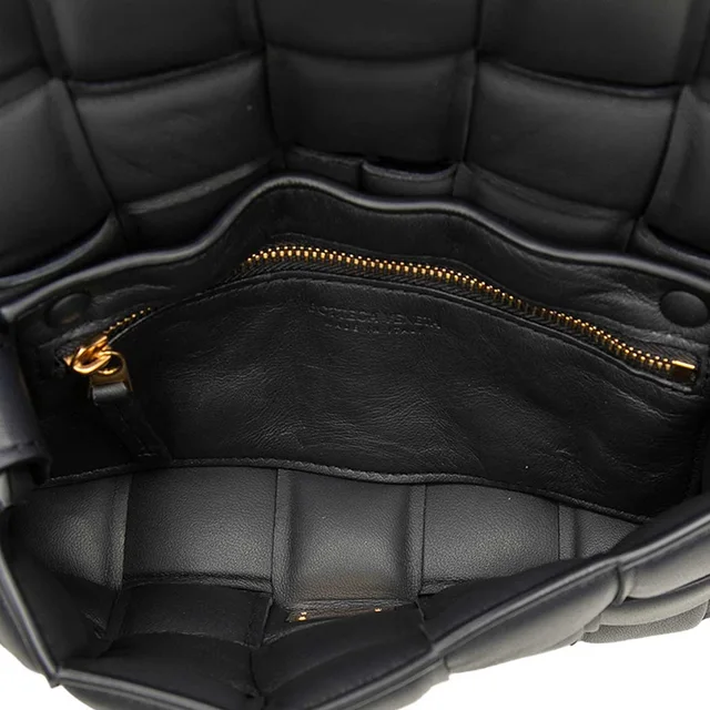 Bottega Veneta Cassette Small Lamb Black in Black Lambskin from SACLÀB, photo 6 of 6