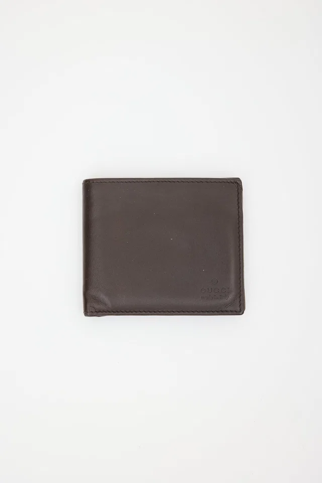 Gucci Leather Bifold Wallet in Leather from VSP Consignment