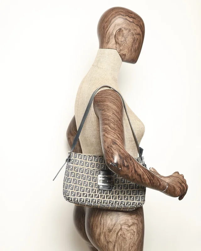 Fendi Zucchino Shoulder Bag in Canvas from A Retro Tale, photo 8 of 8
