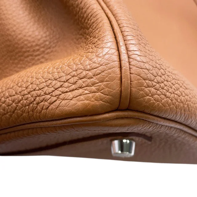 Hermès Birkin Officer Gold/Jaune Ambre Togo Leather Swift Leather Size 35 in Yellow Togo leather from GALLERY RARE, photo 9 of 16