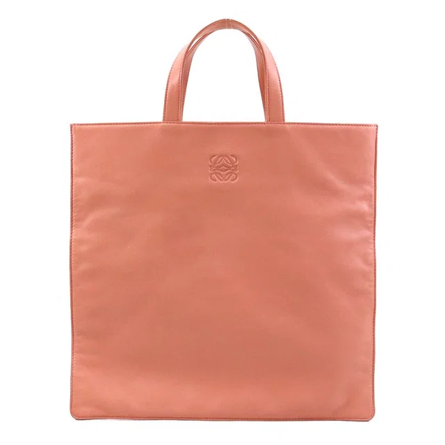 Loewe Tote Bag Anagram Pink in Pink Leather from The Reluxe