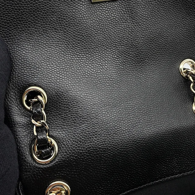 Chanel Matelasse CC Logo Backpack BlackAS3787 Caviar Leather in Caviar leather from GALLERY RARE, photo 9 of 13