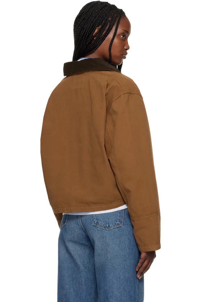 Carhartt Work In Progress Brown Prescott Jacket, photo 3 of 4 from SSENSE
