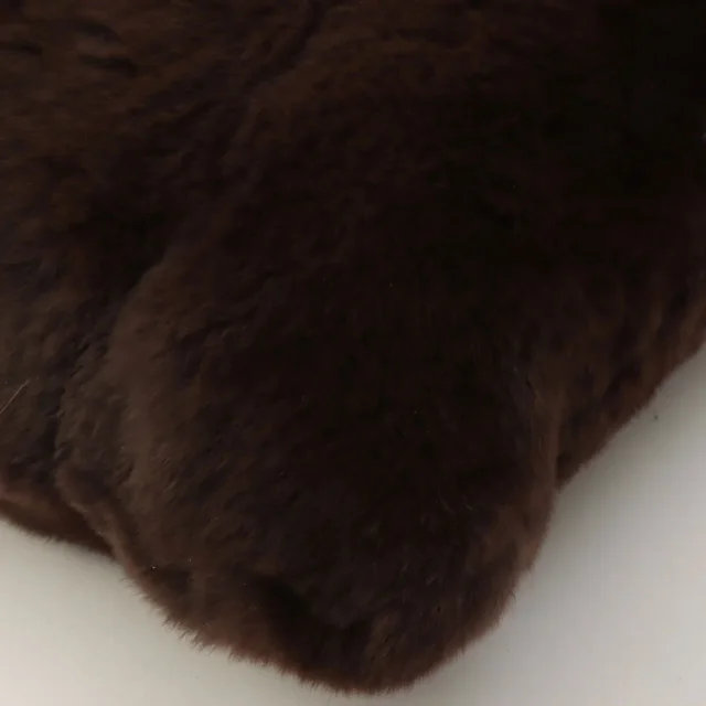 Chanel Around 1998, Lapin Farve brown marble pattern shoulder bag, dark brown from VINTAGE QOO TOKYO, photo 8 of 14
