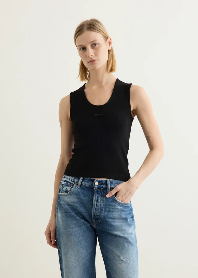 Fear of God Essentials Women's Rib Tank in Black from Incu, photo 1 of 1