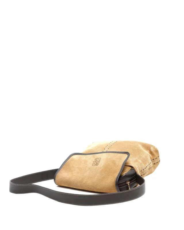 Loewe Anagram Suede Messenger Bag in Suede from A Retro Tale, photo 4 of 9