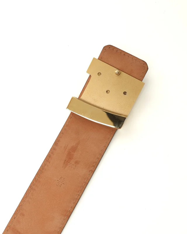 Louis Vuitton Monogram Belt, Size 85 in Canvas from A Retro Tale, photo 3 of 7