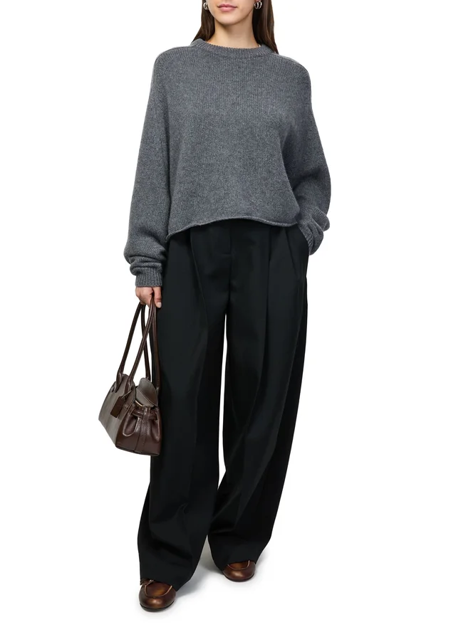 LISA YANG Karine cashmere sweater in Grey 100% cashmere, photo 6 of 6 from 24S (US)