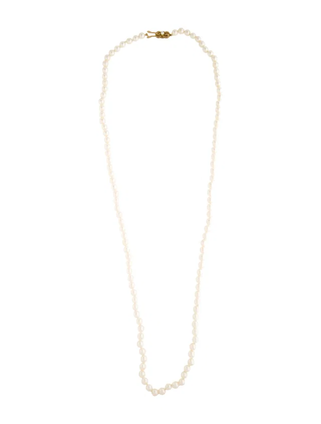Mikimoto 18K Pearl Strand Necklace, 34.25" in multicolor from The RealReal
