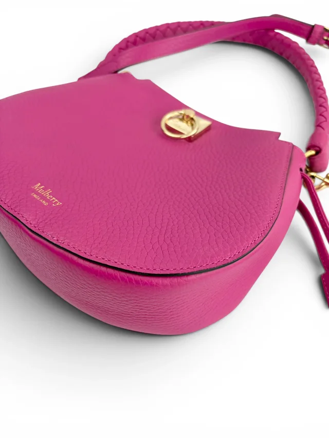 Dark Pink (“Mulberry Pink”) Mini Iris Hobo in Pink Caviar leather from Season 2 Consign, photo 7 of 9
